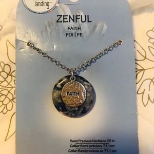 Jewelry - βFaithβ stone necklace NWT Jewelry - βFaithβ stone necklace NWT